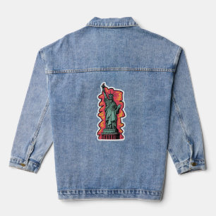 Freiheitsstatue Jeansjacke
