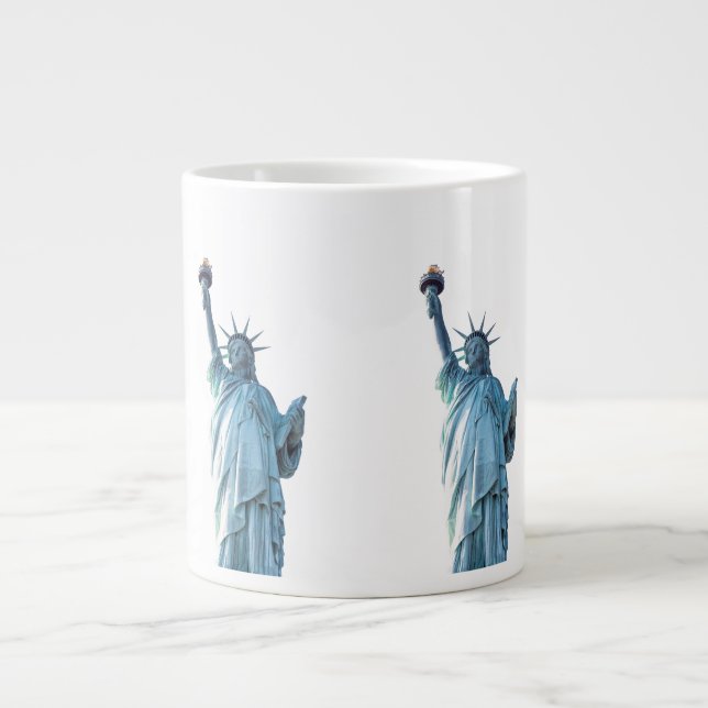 Freiheitsstatue Jumbo-Tasse (Vorderseite)