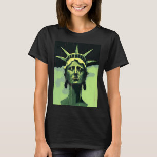 Freiheitsstatue künstlerisches Rendering Lady Libe T-Shirt
