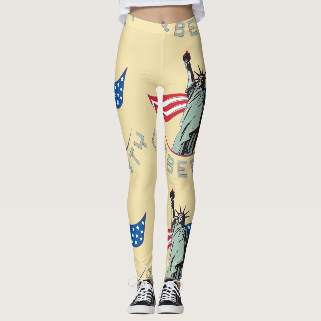 Freiheitsstatue Leggings (Vorderseite)