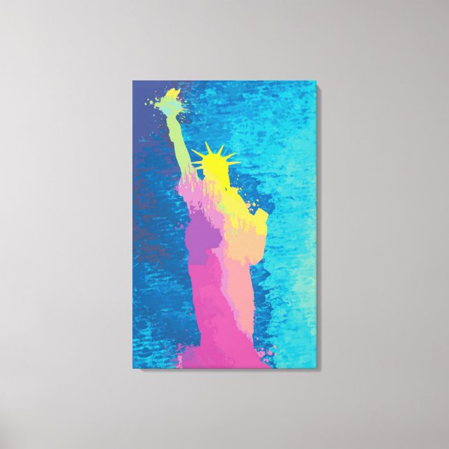 Freiheitsstatue Leinwanddruck (Vorderseite)