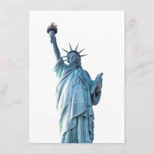 Freiheitsstatue New York City Begleitkarte