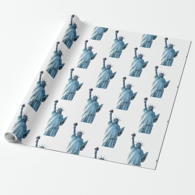 Freiheitsstatue New York City Geschenkpapier (Ungerollt)