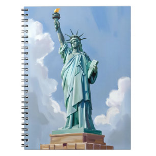 Freiheitsstatue New York City Notizblock
