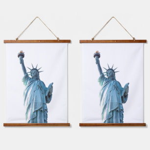 Freiheitsstatue New York City Wandteppich Mit Holzrahmen