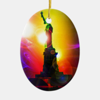 Freiheitsstatue  New York Keramikornament