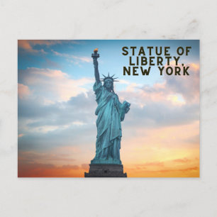 Freiheitsstatue, New York Postcard Postkarte
