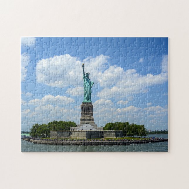 Freiheitsstatue New York. Puzzle (Horizontal)