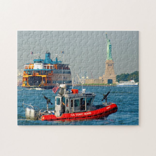 Freiheitsstatue New York. Puzzle (Horizontal)