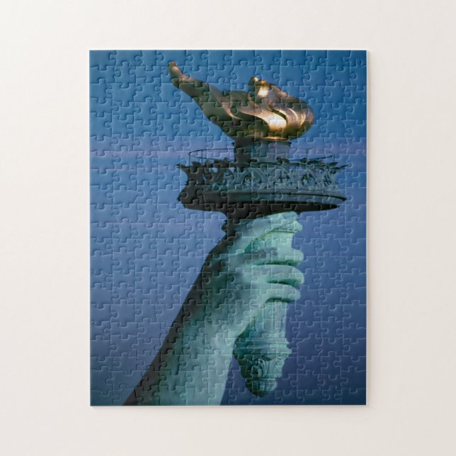 Freiheitsstatue New York. Puzzle (Vertikal)
