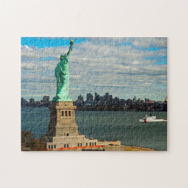 Freiheitsstatue New York. Puzzle (Horizontal)