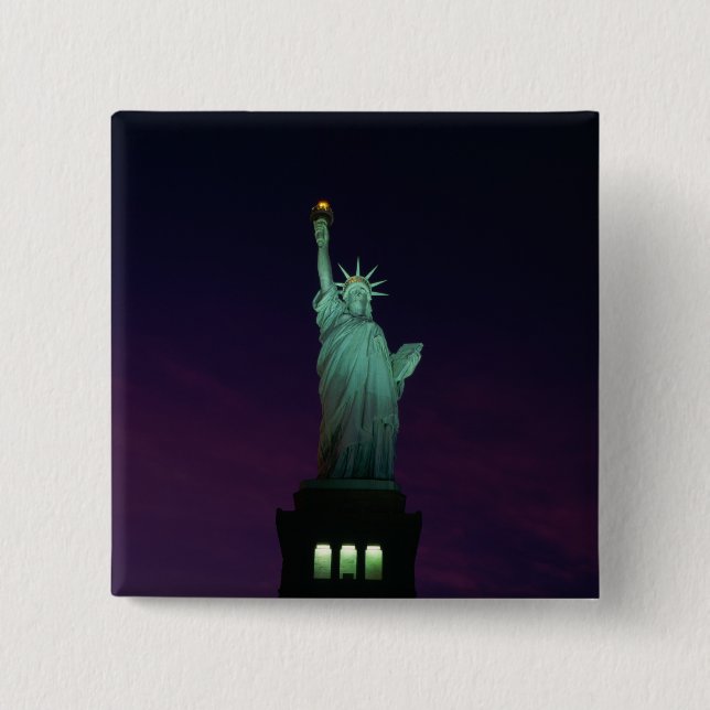 Freiheitsstatue, New York, USA 7 Button (Vorderseite)