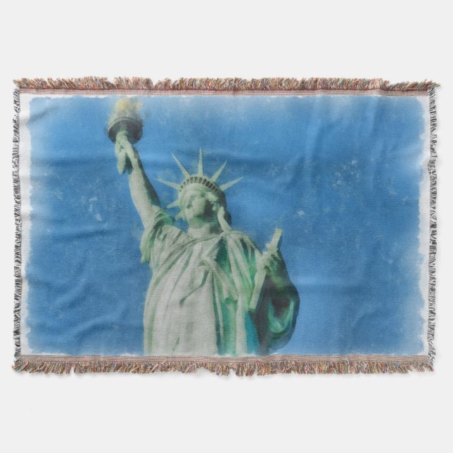 Freiheitsstatue, New Yorker Aquarelle Decke (Vorderseite)