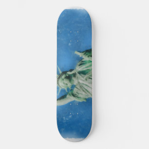Freiheitsstatue, New Yorker Aquarelle Skateboard