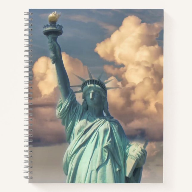 Freiheitsstatue Notizbuch (Vorderseite)