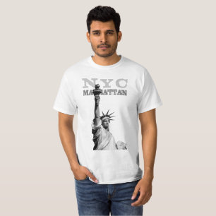 Freiheitsstatue Nyc Manhattan Men's Modern T-Shirt