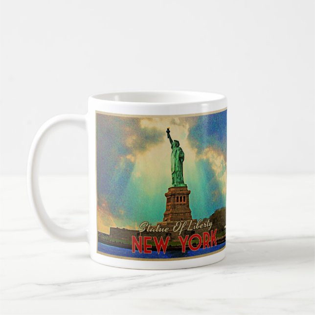 Freiheitsstatue NYC Tasse (Links)