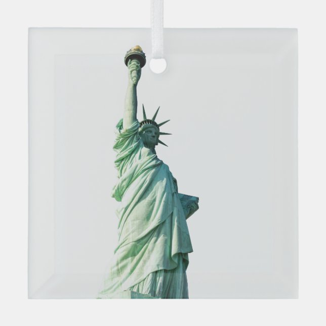 Freiheitsstatue Ornament Aus Glas (Vorderseite)