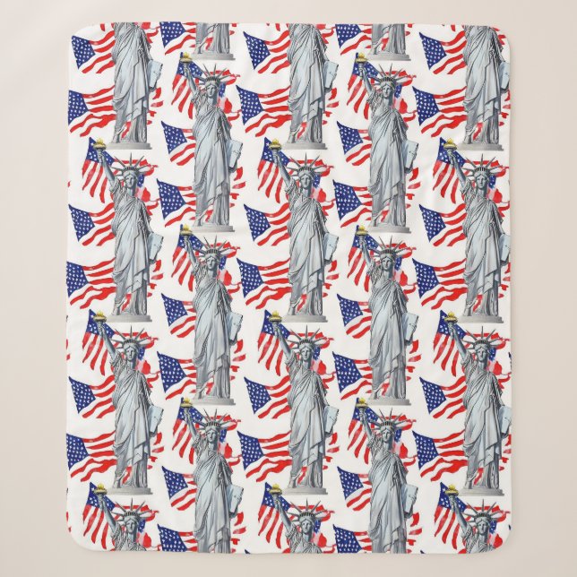 Freiheitsstatue, Patriot Amerika Sherpadecke (Vorderseite)