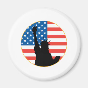 Freiheitsstatue Patriotic Design Magnet