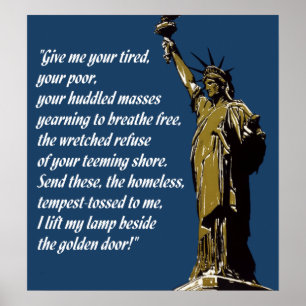 Freiheitsstatue Plakat
