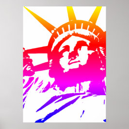 Freiheitsstatue Pop Art Poster