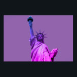 Freiheitsstatue Pop Art Poster<br><div class="desc">New York City Monuments Artworks - USA National Symbol Gebäude</div>