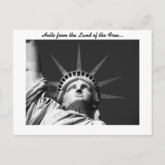 Freiheitsstatue Postcard Postkarte (Vorderseite)