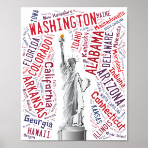 Freiheitsstatue Poster