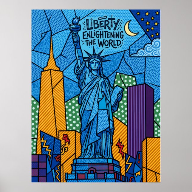 FREIHEITSSTATUE POSTER (Vorne)