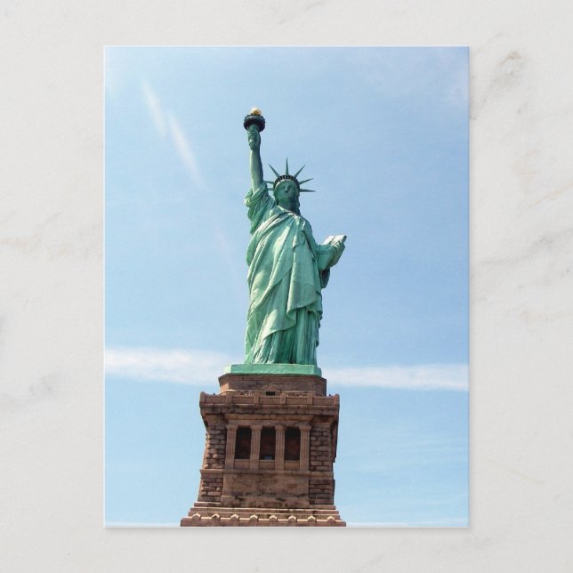 Freiheitsstatue Postkarte (Vorderseite)