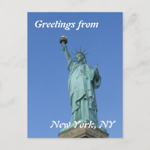 Freiheitsstatue Postkarte