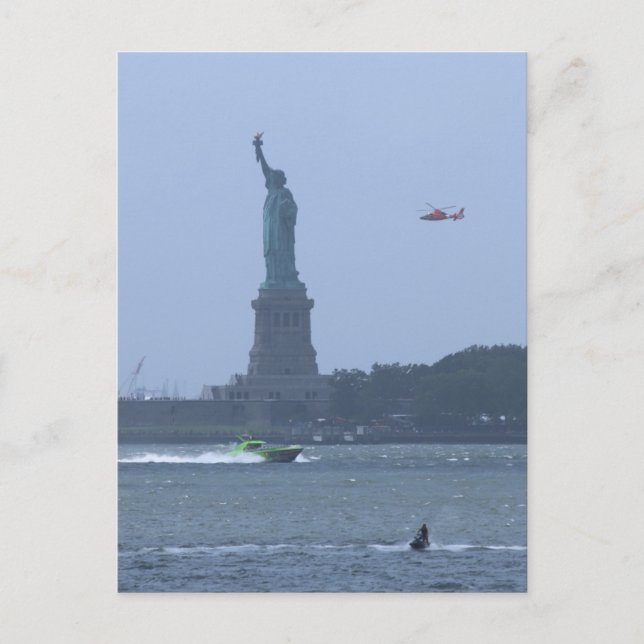Freiheitsstatue Postkarte (Vorderseite)