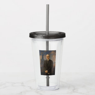 Freiheitsstatue & Präsident Woodrow Wilson Acryltrinkbecher