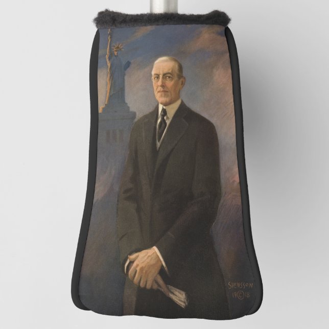 Freiheitsstatue & Präsident Woodrow Wilson Golf Headcover (Rotieren 90)