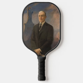 Freiheitsstatue & Präsident Woodrow Wilson Pickleball Schläger