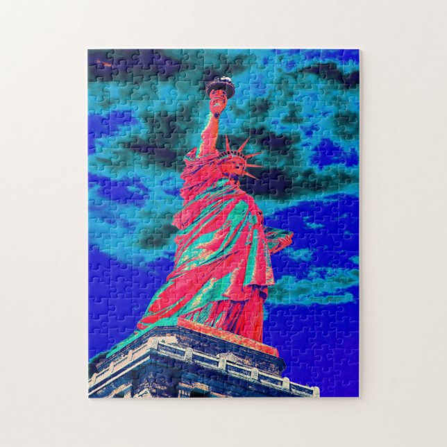 Freiheitsstatue Puzzle (Vertikal)