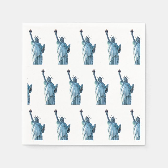 Freiheitsstatue Serviette (Vorderseite)