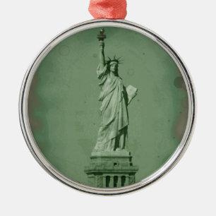 Freiheitsstatue Silbernes Ornament