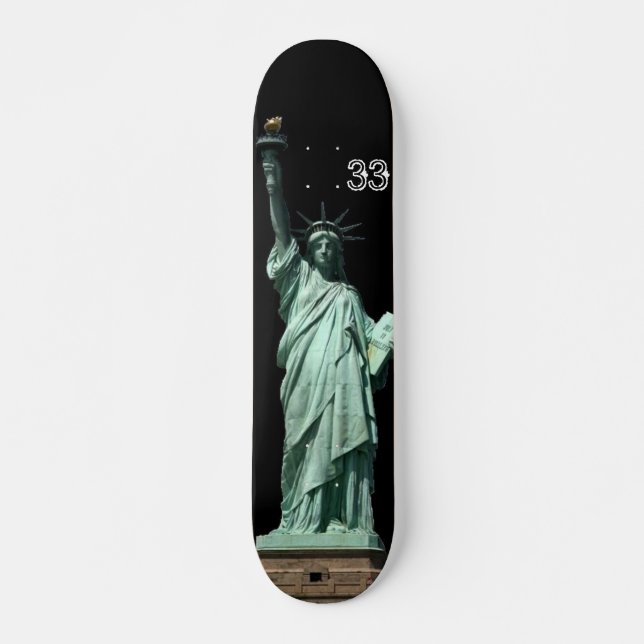 Freiheitsstatue Skateboard (Vorne)