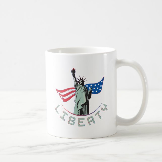 Freiheitsstatue Tasse (Rechts)