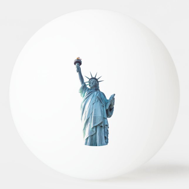 Freiheitsstatue Tischtennisball (Vorderseite)