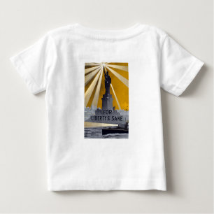 Freiheitsstatue Torch und Zweiter Weltkrieg der US Baby T-shirt