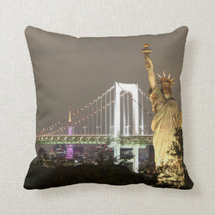 Freiheitsstatue u. New- YorkSkyline Kissen