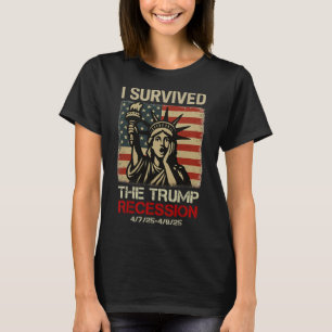 Freiheitsstatue überlebte ich die Trump-Rezession T-Shirt