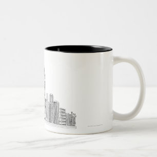 Freiheitsstatue Zweifarbige Tasse