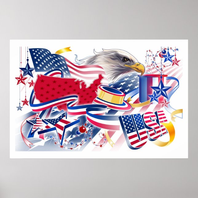 Freiheitssymbole Poster (Vorne)