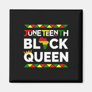 Freiheitstag der Black Queen 19. Juni 1865 Frauen Magnet