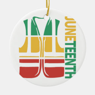 Freiheitstag-Weste-Kollege Swagazon-Mitarbeiter Ju Keramik Ornament