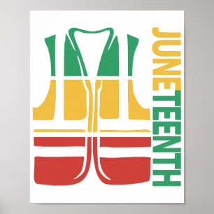 Freiheitstag Weste Mitarbeiter Swagazon Mitarbeite Poster